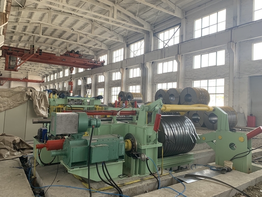Линия продольной резки холодного проката с ЧПУ MA(0.4-2.0)X1300mm с расчетным сроком службы оборудования более 20 лет