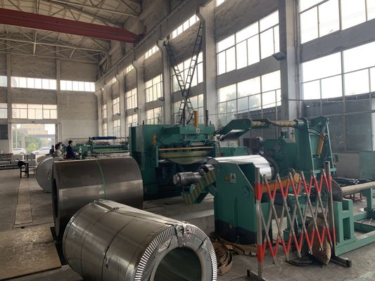 катушки металла 80m/min машина регулируемой 0.4-4mm разрезая