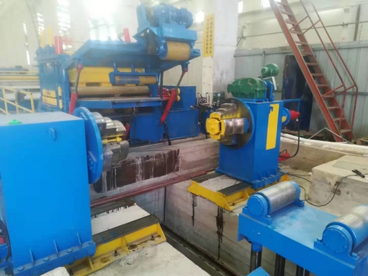линия металла 25m/Min 380V обрабатыванная изделие на определенную длину для плиты углерода